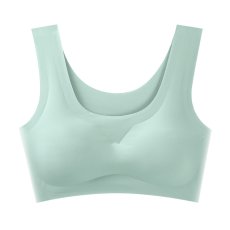 画像4: ナイトブラ シームレスブラ ブラジャー ノンワイヤー パッド付き 取り外し可能 スポーツブラ  (4)