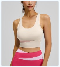画像7: YOGA　ヨガウェア　カップ付きキャミ　ブラトップ　タンクトップ　最安値中国縫製工場 (7)