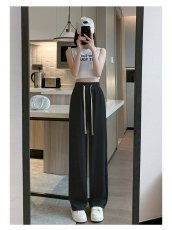 画像5: ズボン 美脚　ワイドパンツ　春パンツ卸販売工場 (5)