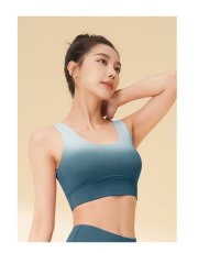 画像4: ストレッチ　スポーツブラ 揺れない　スポブラ 　ジュニアブラ  ヨガ ジム　ブラジャー おしゃれ  (4)