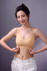 画像2: ブラジャー シームレス ブラ ノンワイヤーブラ リラックスブラ (2)