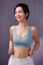 画像3: ブラジャー シームレス ブラ ノンワイヤーブラ リラックスブラ (3)