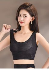 画像1: ブラジャー ナイトブラ 下着 インナー ノンワイヤー ブラジャー レディース スポーツブラ 揺れない バストアップ 補正下着 (1)