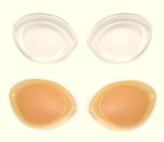 画像1: 水着パッドnudebra卸売シリコンパッド (1)